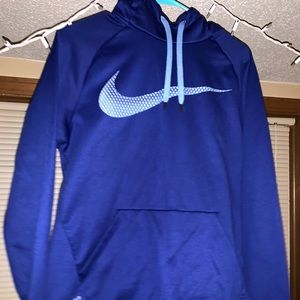 Blue nike hoodie